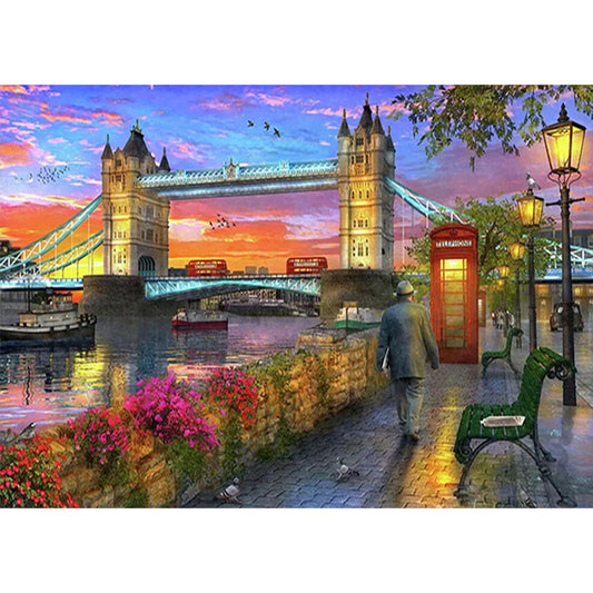 Urban Country - Full Round Drill Diamond Painting 70*50CM