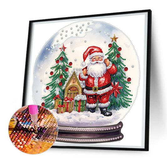 Christmas Crystal Ball - Special Shaped Drill Diamond Painting 30*30CM