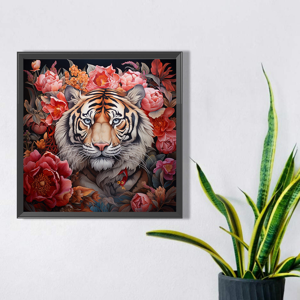 Tiger - Full AB Round Drill Diamond Painting 40*40CM