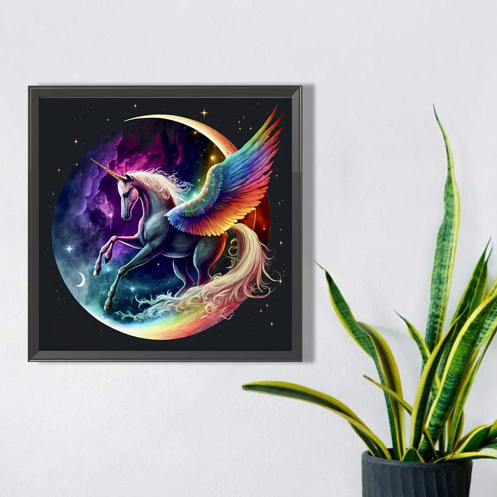 Unicorn - Full AB Round Drill Diamond Painting 40*40CM