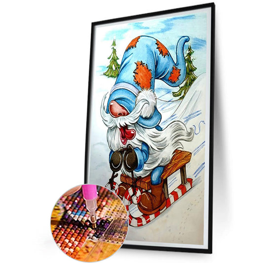 Ski Goblin - Full Round Drill Diamond Painting 30*50CM