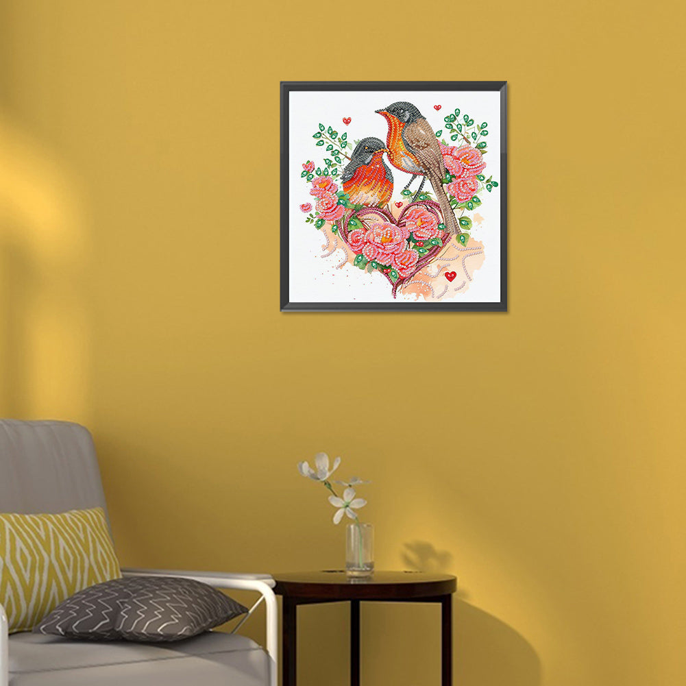 Sparrow - Special Shaped Drill Diamond Painting 30*30CM
