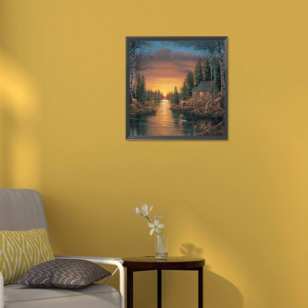Countryside View - Full Round Drill Diamond Painting 30*30CM