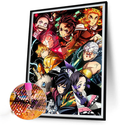 Demon Slayer Blade - Full Round Drill Diamond Painting 40*55CM