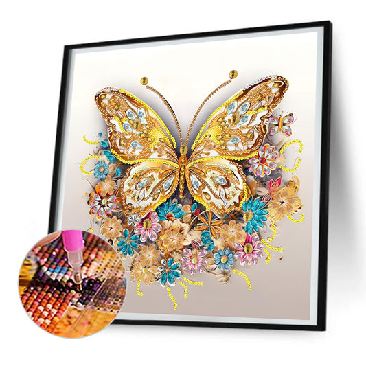 Butterfly - Special Shaped Drill Diamond Painting 30*30CM