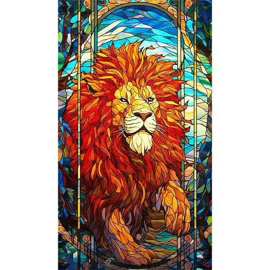 Marching Lion - Full Round Drill Diamond Painting 40*70CM