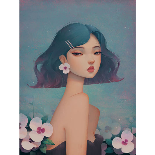 Art Girl - 11CT Stamped Cross Stitch 40*55CM