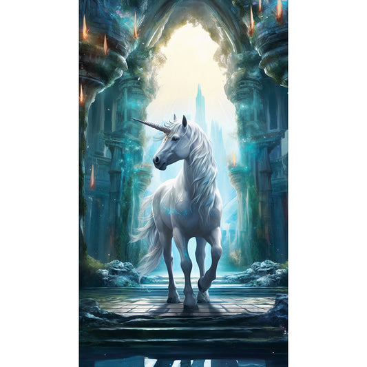 Fantasy Unicorn - Full Round Drill Diamond Painting 40*70CM