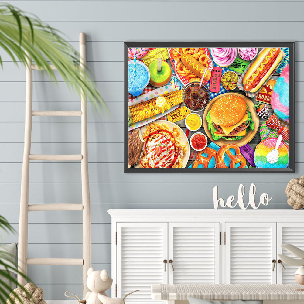 Dining Bar - Full Round Drill Diamond Painting 40*30CM
