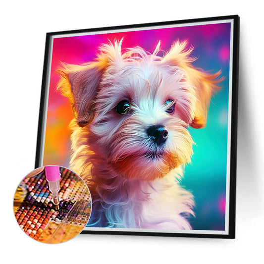Pet Puppy - Full Round Drill Diamond Painting 40*40CM