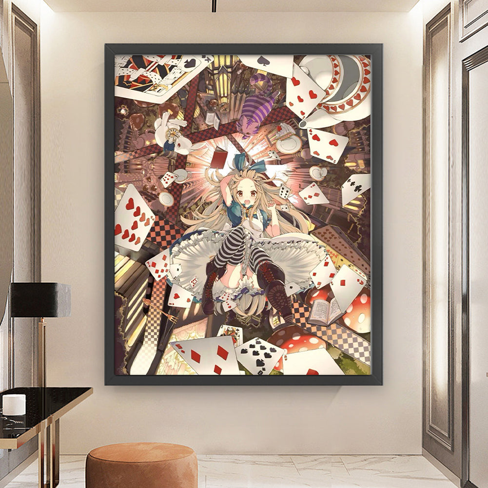 Alice In Wonderland - 11CT Stamped Cross Stitch 50*60CM