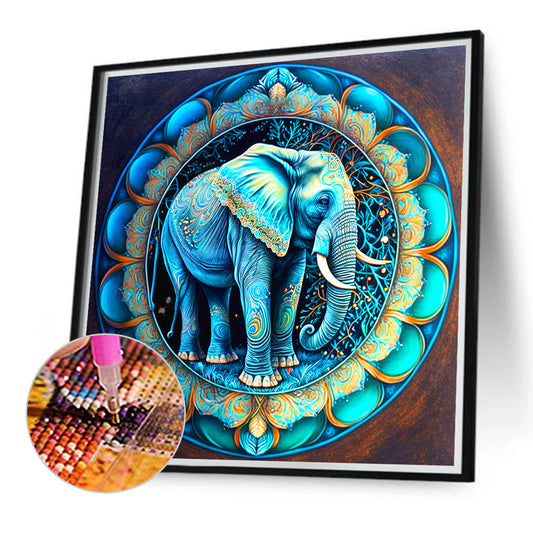 Elephant - Full Round Drill Diamond Painting 40*40CM