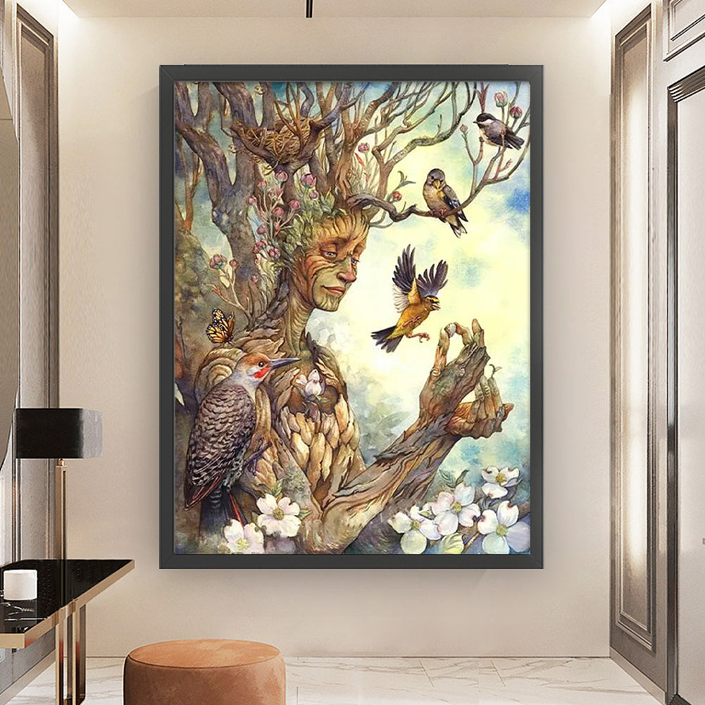 Tree Man - 11CT Stamped Cross Stitch 50*65CM