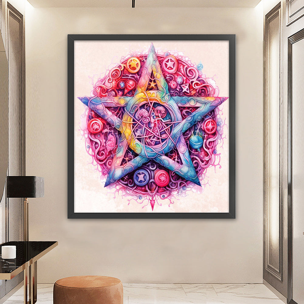 Magic Circle - 11CT Stamped Cross Stitch 60*65CM