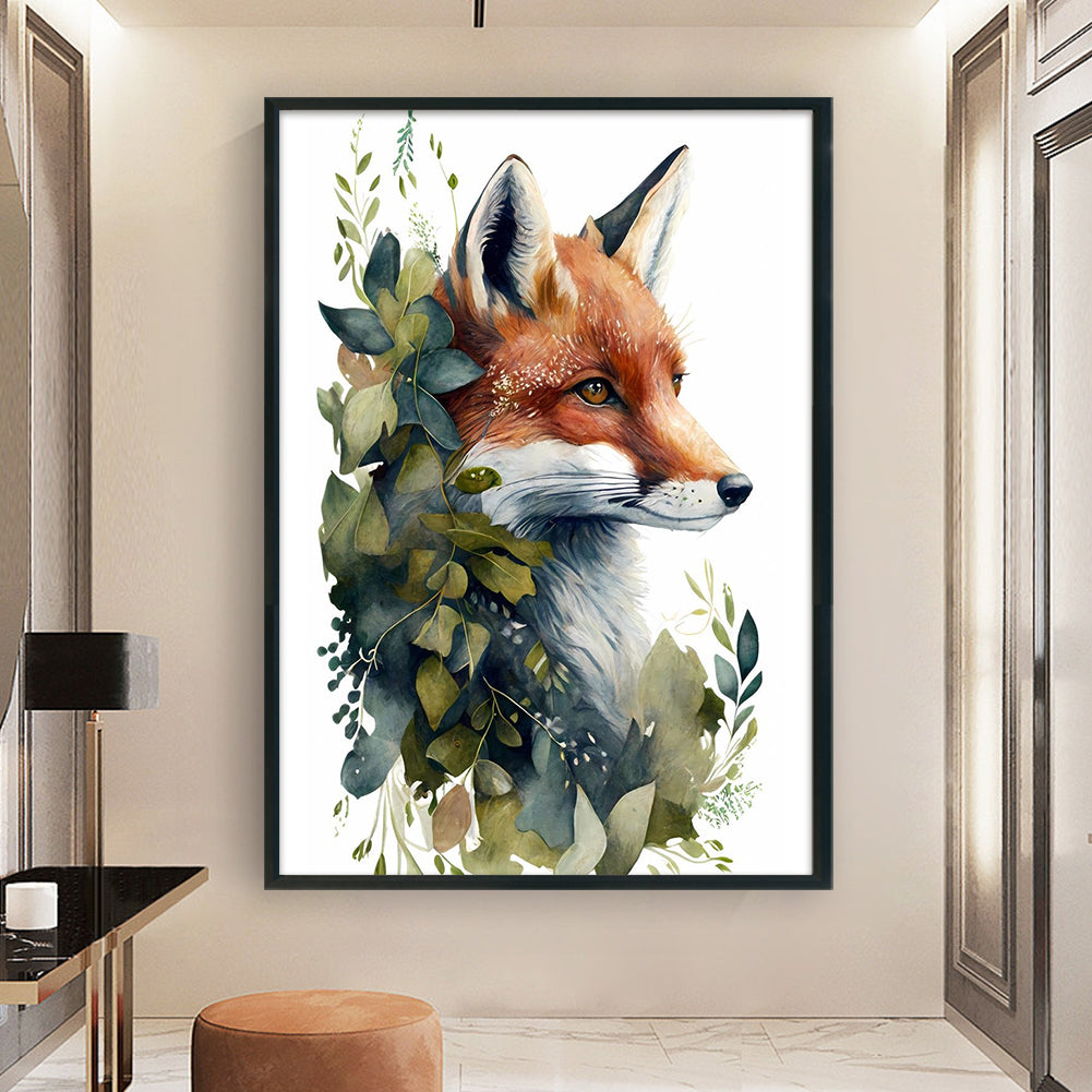 Fox - 11CT Stamped Cross Stitch 50*70CM