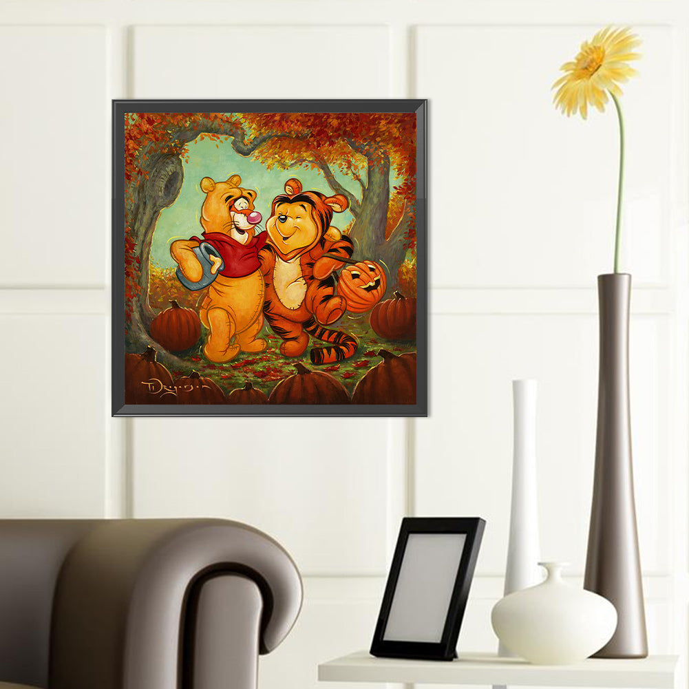 Winnie The Pooh - Full Round Drill Diamond Painting 40*40CM