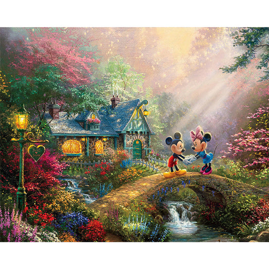 Country Mickey Mouse - Full Square Drill Diamond Painting 50*40CM