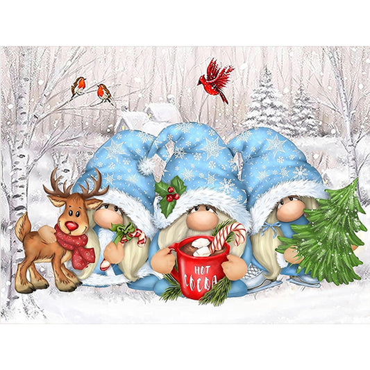 Winter Goblin - Full Square Drill Diamond Painting 40*30CM