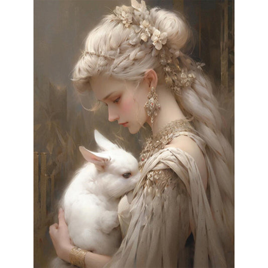 Girl - 11CT Stamped Cross Stitch 50*65CM