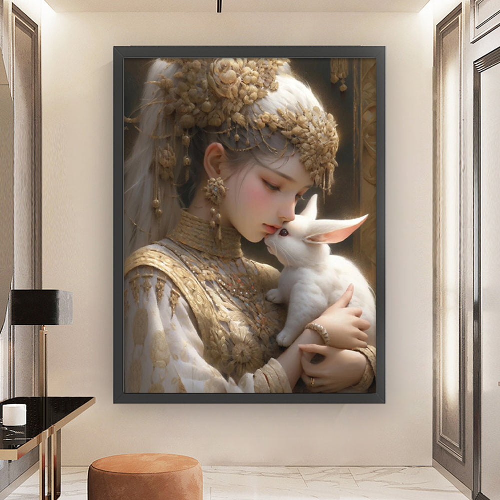 Girl - 11CT Stamped Cross Stitch 50*65CM