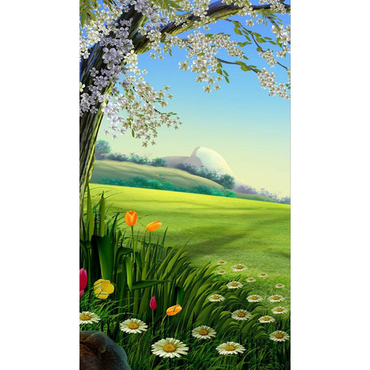 The Fragrance Of Wild Flowers - Full Round Drill Diamond Painting 40*70CM