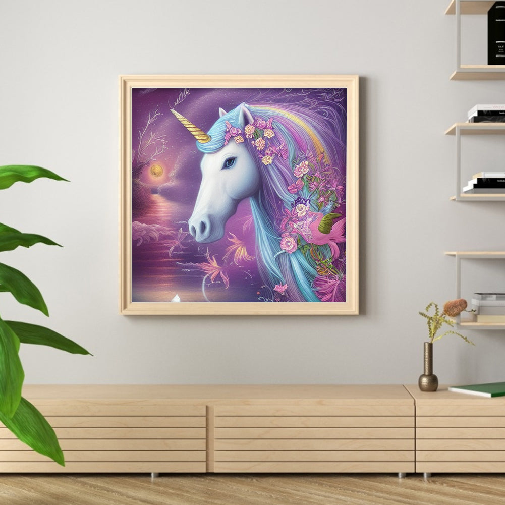 Unicorn - 11CT Stamped Cross Stitch 60*60CM