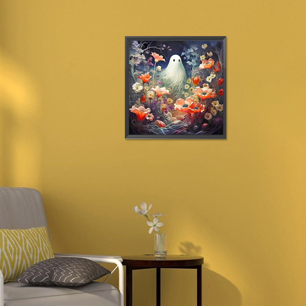 Halloween Wandering Ghost - Full Round Drill Diamond Painting 30*30CM