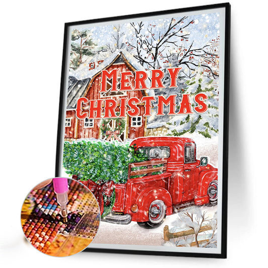 Snow Outside - Full Round Drill Diamond Painting 40*50CM