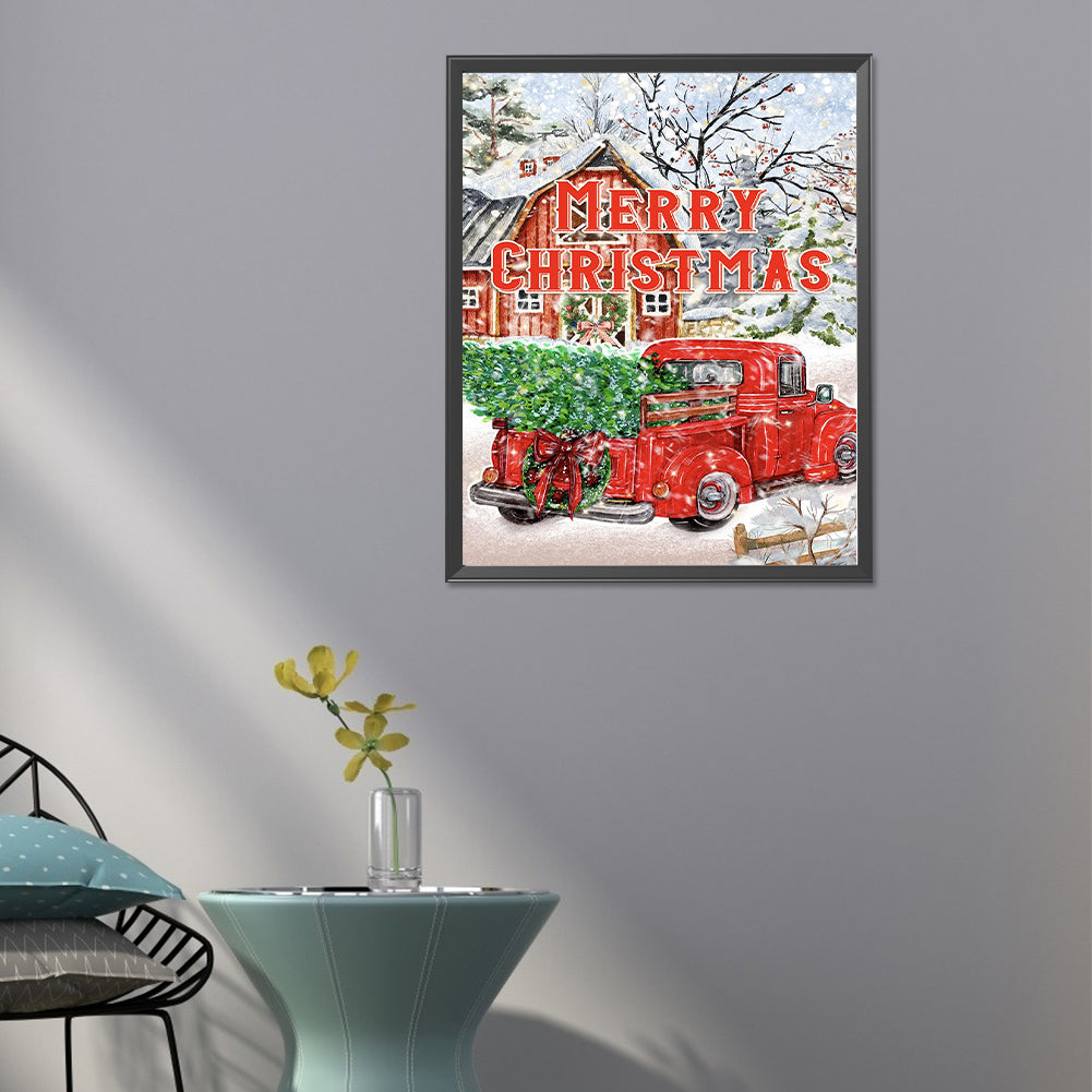 Snow Outside - Full Round Drill Diamond Painting 40*50CM