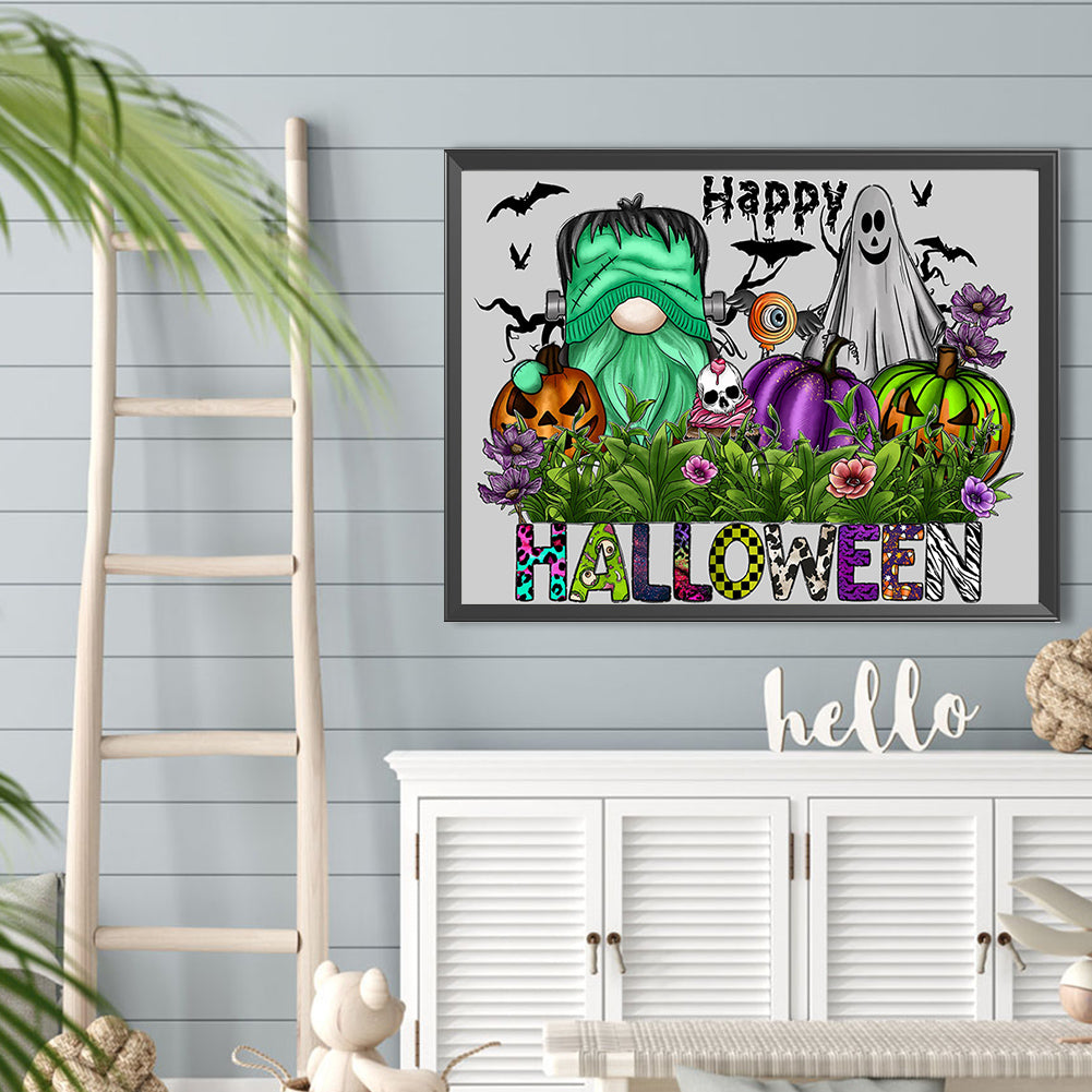 Happy Halloween - Full Round Drill Diamond Painting 40*30CM
