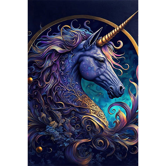Unicorn - Full Round AB Drill Diamond Painting 40*60CM