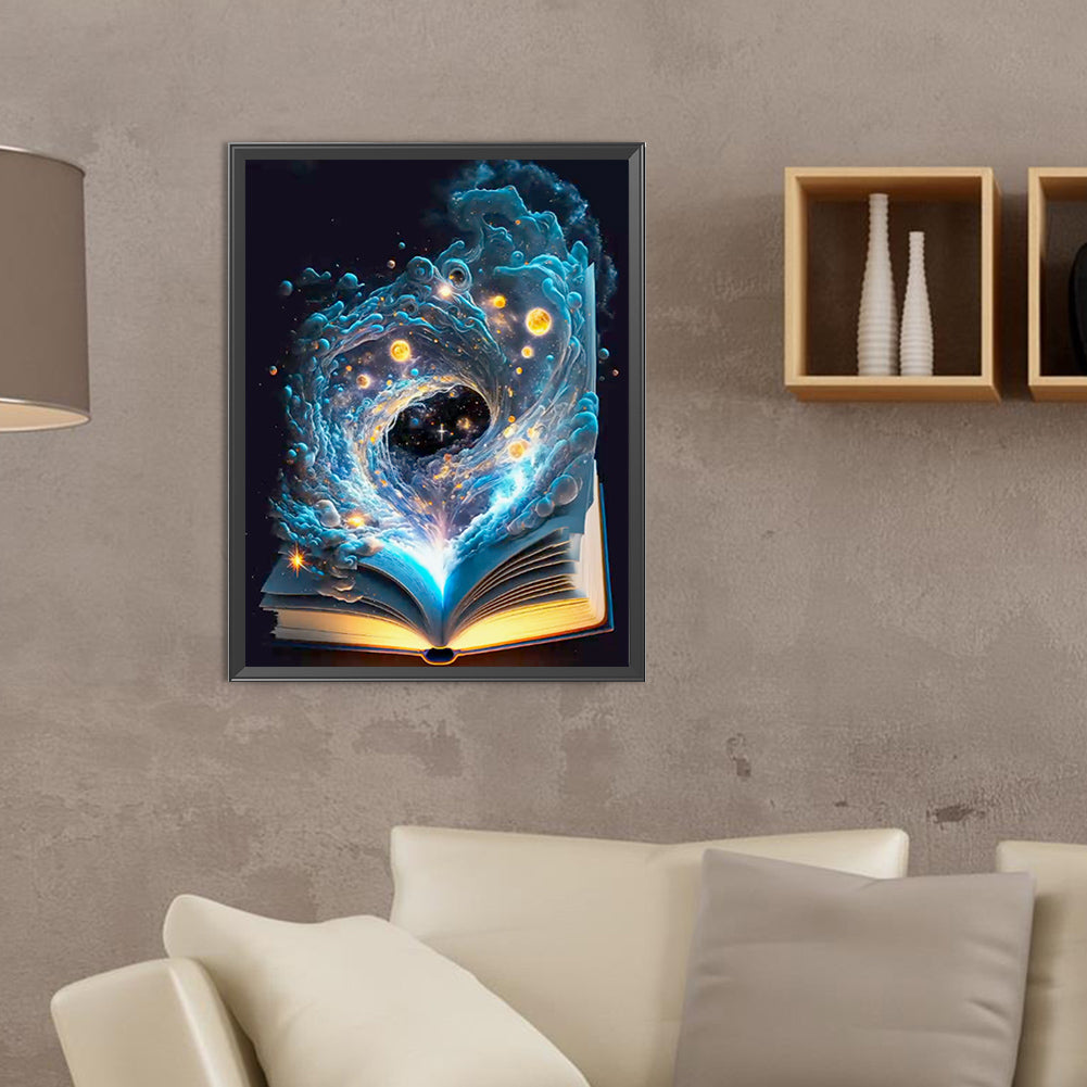 Fantasy Nebula Book - Full Round Drill Diamond Painting 30*40CM