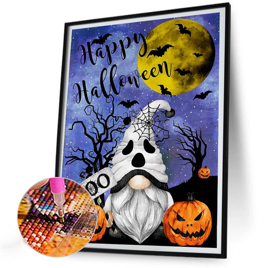 Funny Halloween - Full Round Drill Diamond Painting 30*40CM