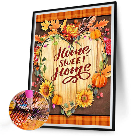 Sunflower Home - Full Round Drill Diamond Painting 30*40CM