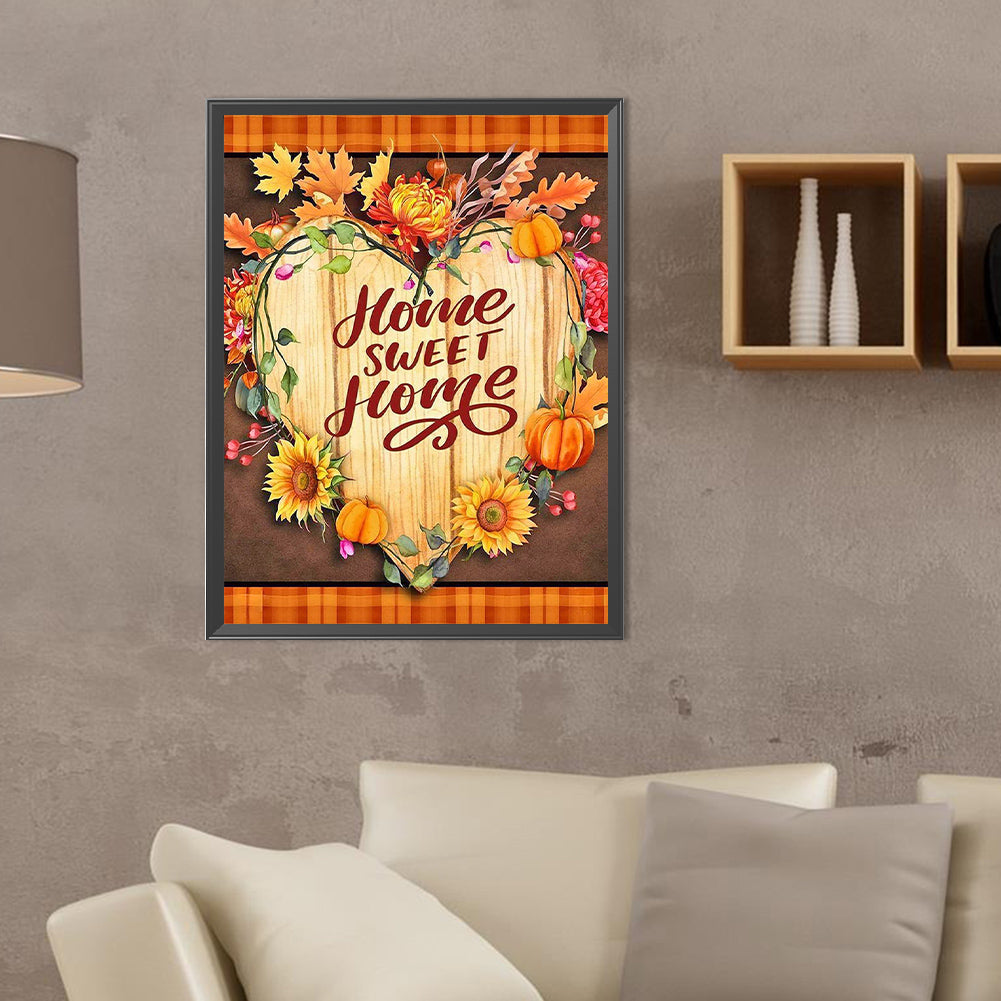 Sunflower Home - Full Round Drill Diamond Painting 30*40CM