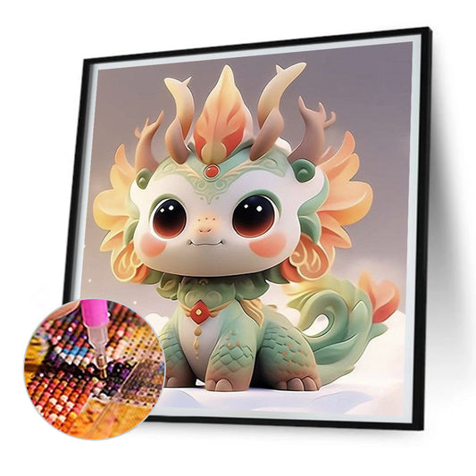 Cute Unicorn - Full Round Drill Diamond Painting 30*30CM