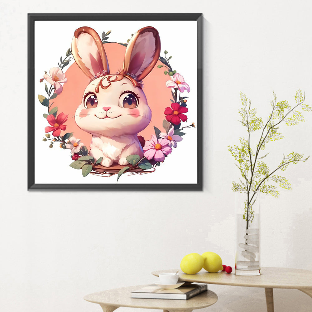 Bunny - Full Round Drill Diamond Painting 30*30CM