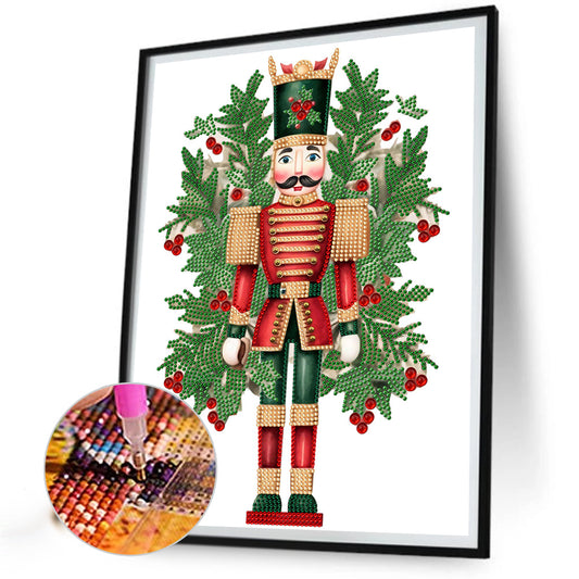 Christmas Nutcracker - Special Shaped Drill Diamond Painting 30*40CM