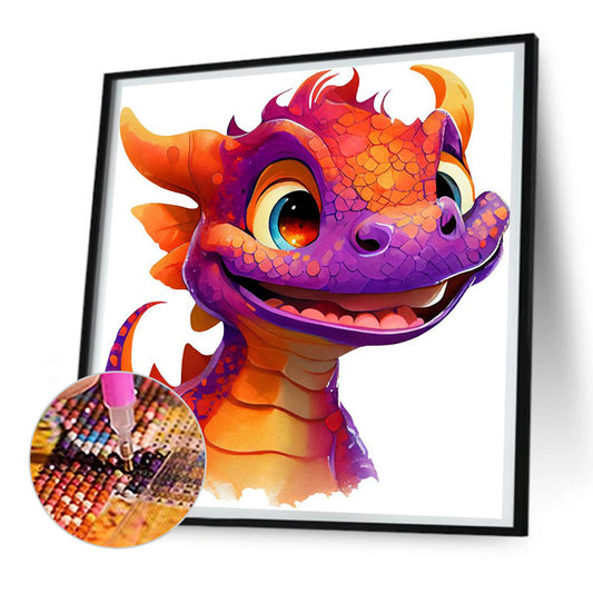 Dragon - Full Round Drill Diamond Painting 30*30CM