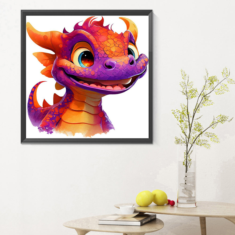 Dragon - Full Round Drill Diamond Painting 30*30CM
