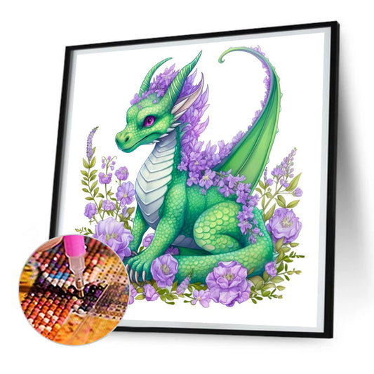 Dragon - Full Round Drill Diamond Painting 30*30CM