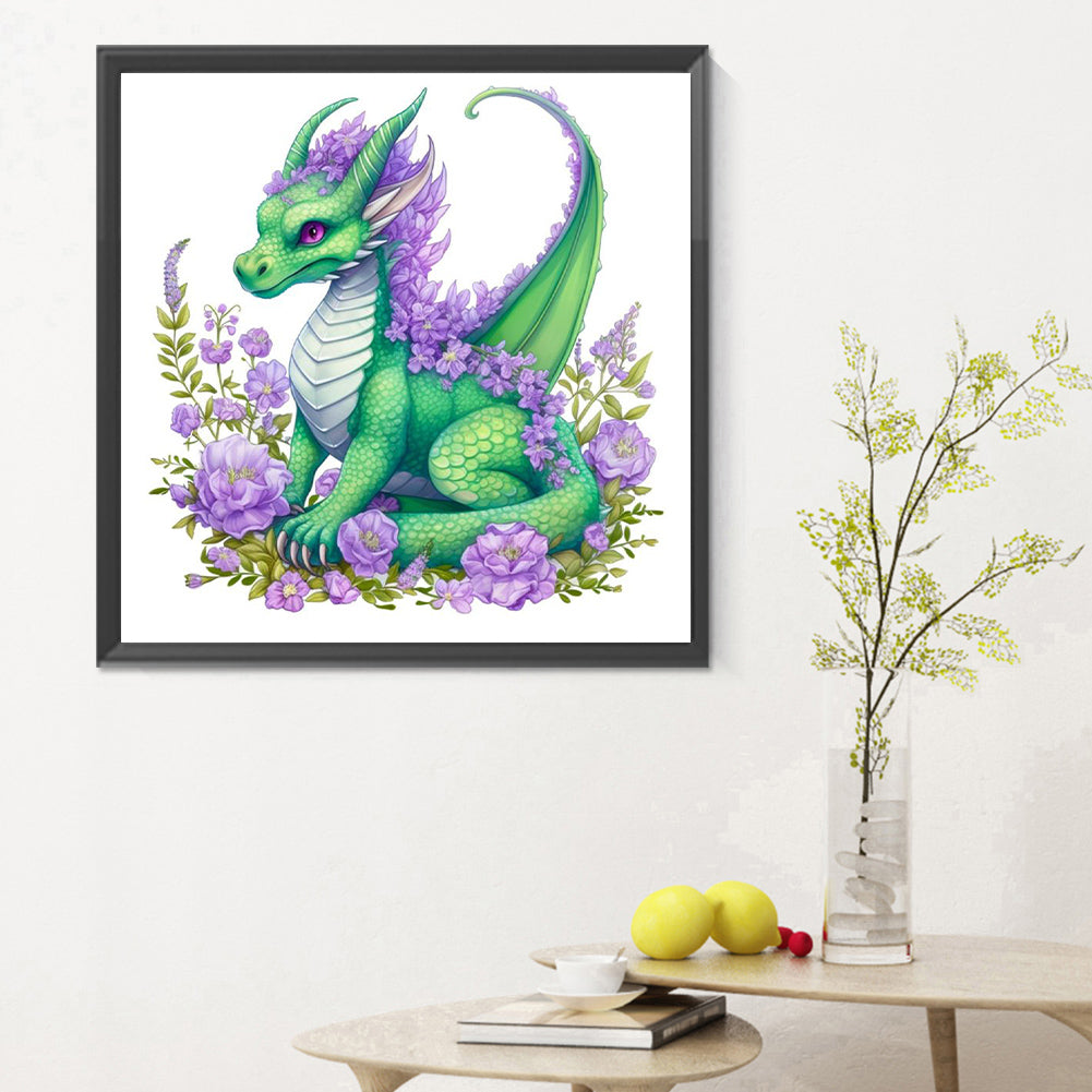 Dragon - Full Round Drill Diamond Painting 30*30CM