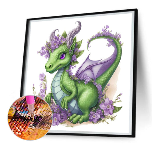 Dragon - Full Round Drill Diamond Painting 30*30CM