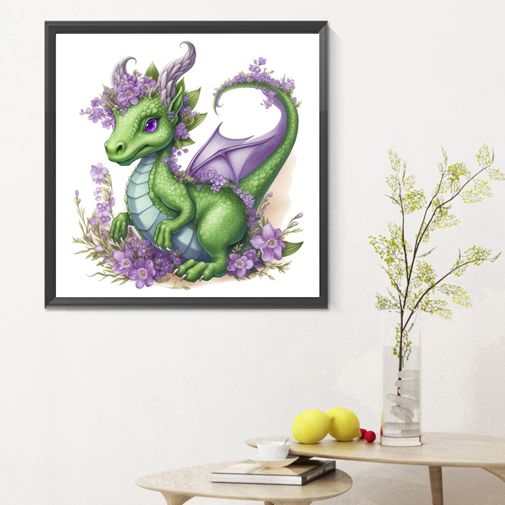 Dragon - Full Round Drill Diamond Painting 30*30CM