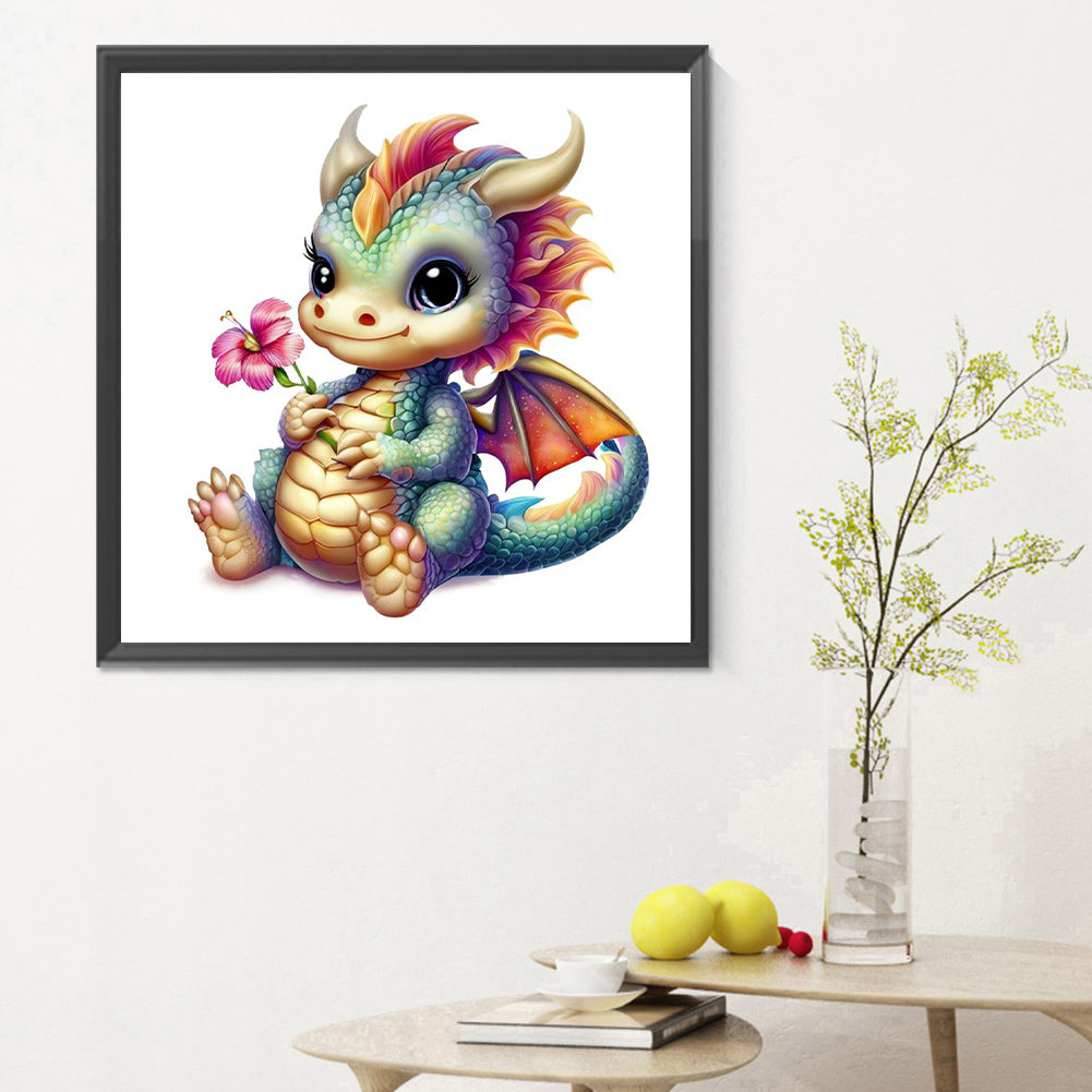 Dragon - Full Round Drill Diamond Painting 30*30CM
