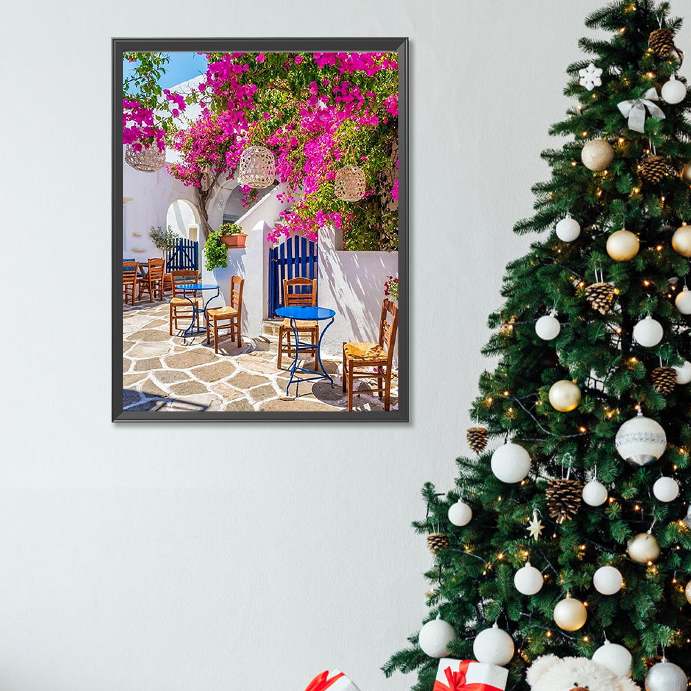 Garden Landscape Mountain - Full Square Drill Diamond Painting 30*40CM