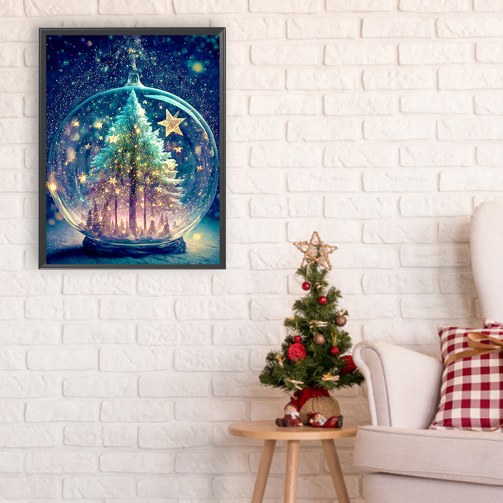 Forest Crystal Ball - Full Round Drill Diamond Painting 30*40CM