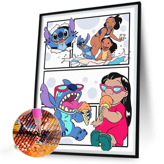 Stitch - Full Round Drill Diamond Painting 40*50CM