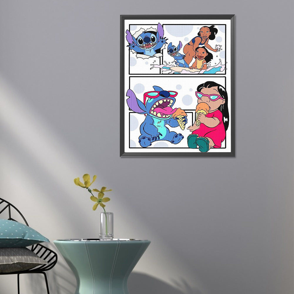 Stitch - Full Round Drill Diamond Painting 40*50CM