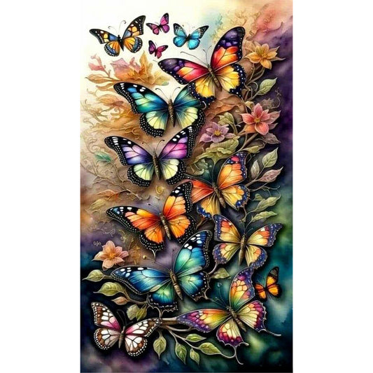 Butterfly - Full Round Drill Diamond Painting 40*70CM